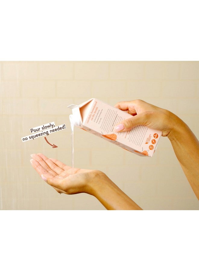 بابو بوتانيكالز شامبو تحديد الباوباب وثمر الورد للحصول على شعر مجعد شديد الجفاف، تنعيم وتحديد خميرة فاكهة العاطفة لفروة الرأس، كرتون مقاوم للماء مع 80% بلاستيك أقل، نباتي نباتي - Image 2