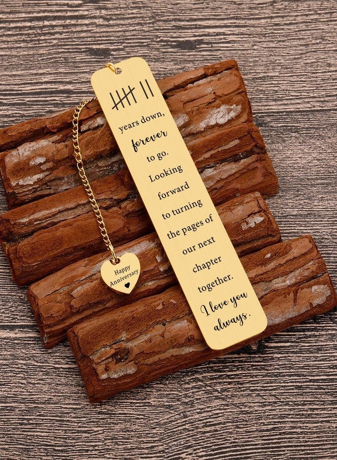 Fleure Esme 7th Anniversary Copper Gifts for Her Him 7 Year Wedding Copper Gifts for Husband Wife Romantic Keepsake for Couple Wife Husband Woolen for 7 Year Wedding Anniversary Present Bookmark - Image 2