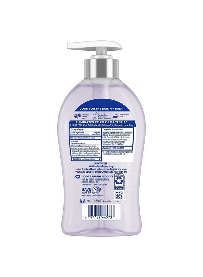 Softsoap Liquid Hand Soap White Tea and Fusion, Berry, 11.25 Fl Oz - Image 2