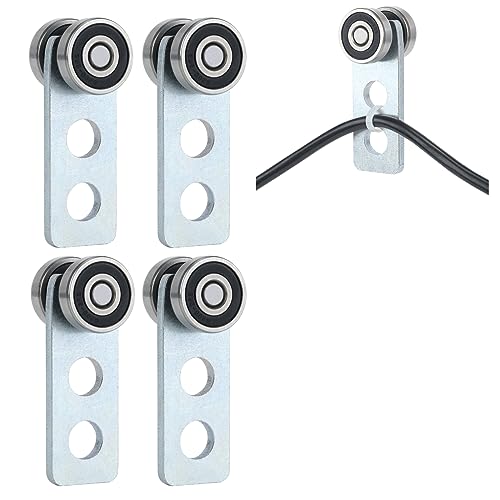 Fuperoo 2Wheel Trolley Assembly Rollers.Bearing Trolley Assembly.The top of The Trolley has Room for Set Screws, Allowing The use of a 1-5/8" high Strut Channel - Image 1