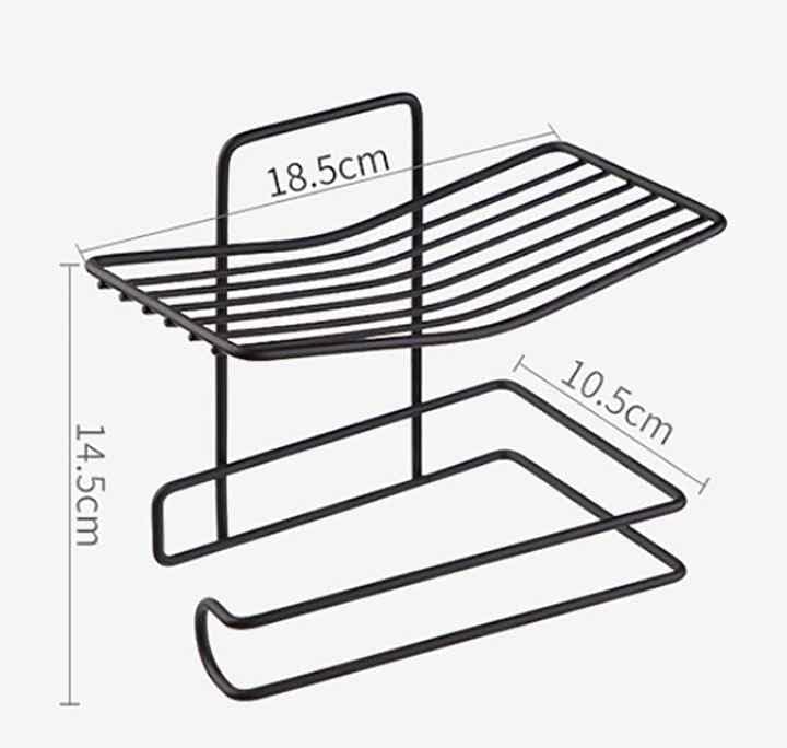 Vivatra Magic Sticker SelfAdhesive WallMounted Toilet Paper Holder with Mobile Stand for Bathroom - Image 4
