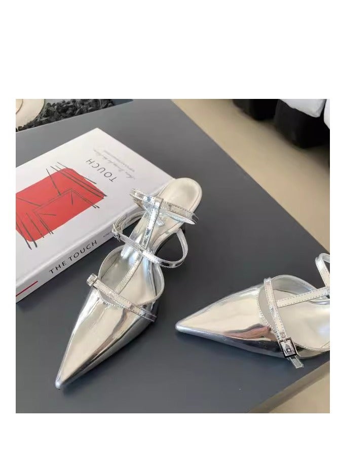 Pointed High Heels Sandals And Slippers  - Image 1