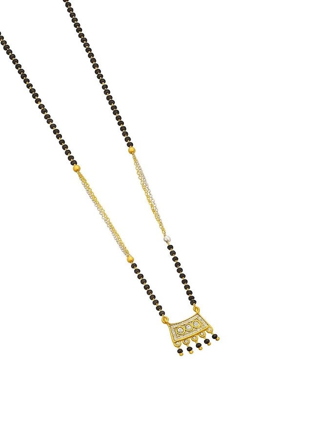 sweeply Elegant & Traditional Black beads Mangalsutra | Women Mangalsutra Set | Daily & Party, Wear Mangalsutra Gift for Wedding, Birthday, Anniversary, Mother's Day, Valentine Gift - Image 1