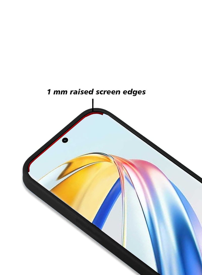 CHAPPELINE Soft Silicone Fabric Texture Case Cover For Honor X9b 5G 2023 Black - Image 3