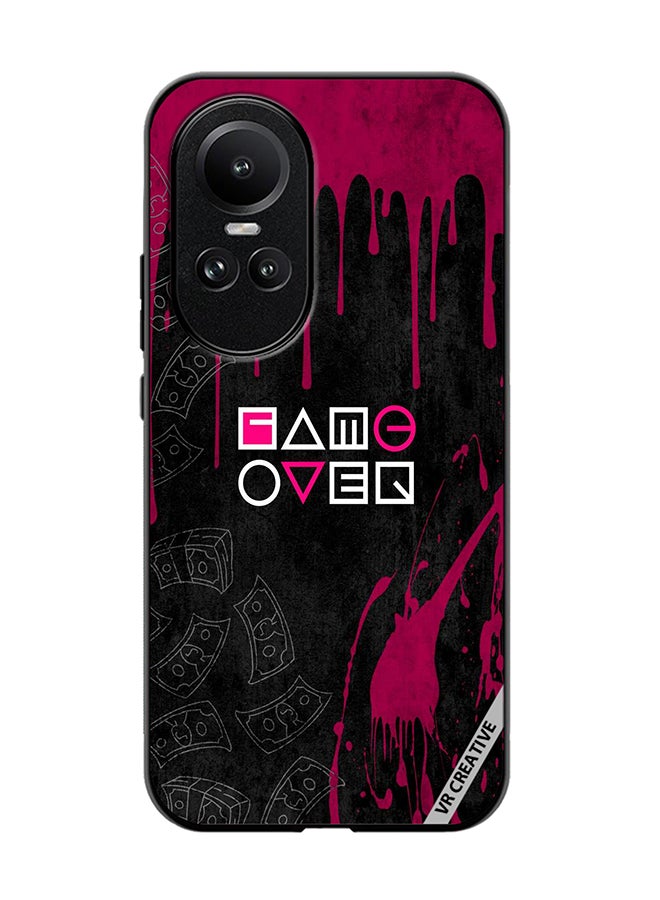 VR CREATIVE Protective Case Cover For Oppo Reno 10 Game Over Design Multicolour - Image 1