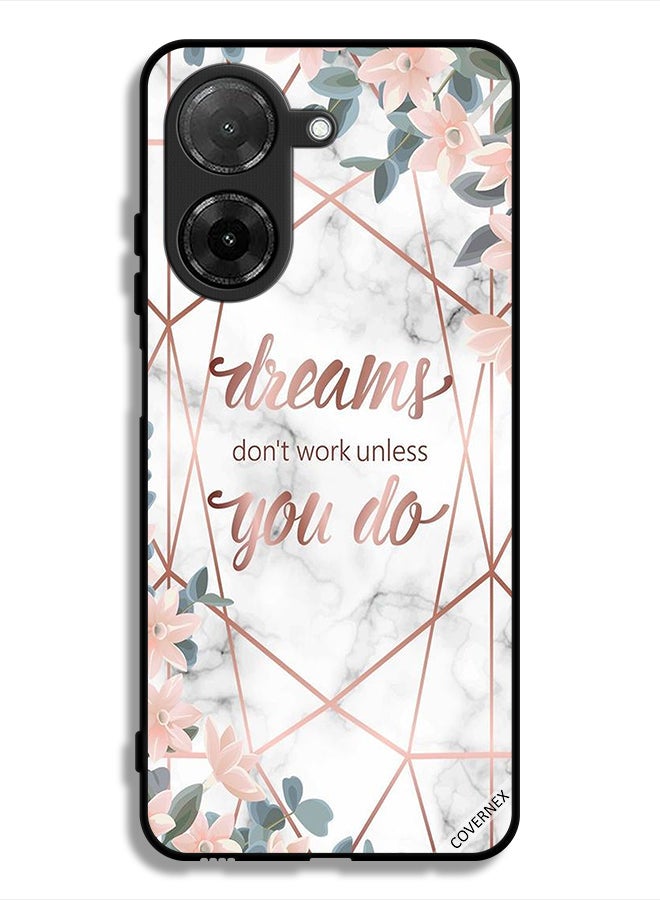 Covernex Xiaomi Redmi A5 4G Protective Case Cover Dreams Don't Work Unless You Do - Image 1