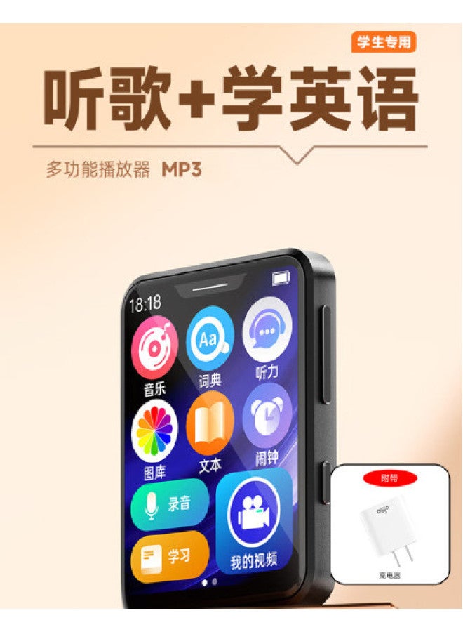 aigo مشغل Mp3/mp4، مشغل موسيقى محمول، جهاز استماع باللغة الإنجليزية، قاموس إنجليزي-صيني بشاشة كبيرة - Image 1