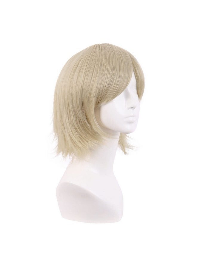 MapofBeauty 12 Inch/30 cm Men Women Short Straight Side Bangs Cosplay Costume Wig (Blonde) - pzsku/Z04897F1F508A513A739EZ/45/_/1741329956/7536ac35-e225-424e-966c-6bec8e7a0179