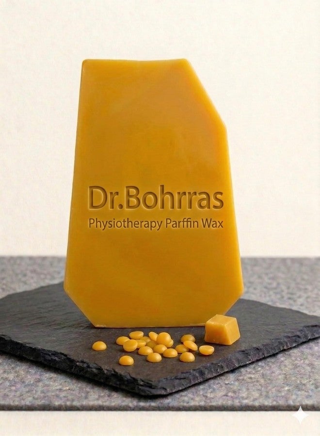 Dr. BOHRRAS Dr.Bohrras Physiotherapy Parffin Wax Yellow 1kg for Pain Relief Wax Bath (3) - Image 1