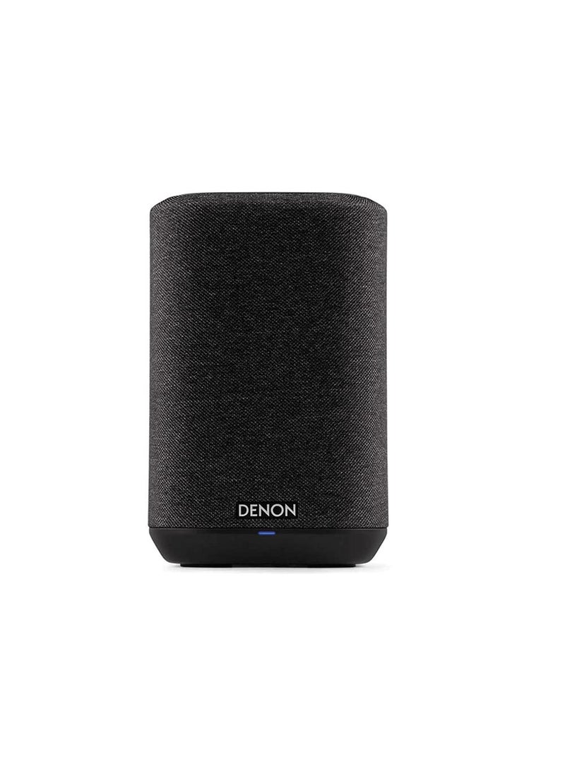 DENON Denon Home 150 Wireless Smart Speaker – Compact Design, Wi-Fi & Bluetooth, HEOS Built-in, Alexa Built-in, Siri & AirPlay 2, Spotify Connect, Multi-Room Support, Black  - Image 1