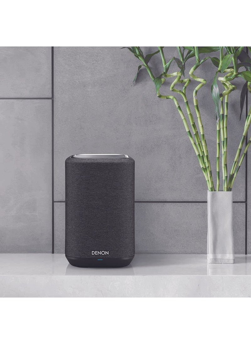 DENON Denon Home 150 Wireless Smart Speaker – Compact Design, Wi-Fi & Bluetooth, HEOS Built-in, Alexa Built-in, Siri & AirPlay 2, Spotify Connect, Multi-Room Support, Black  - Image 5