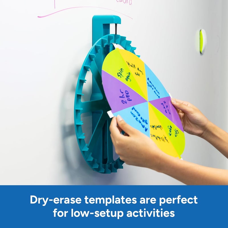 Educational Insights Jumbo Magnetic Spin Wheel - Interactive Classroom Spinner with Activity Cards - Image 3