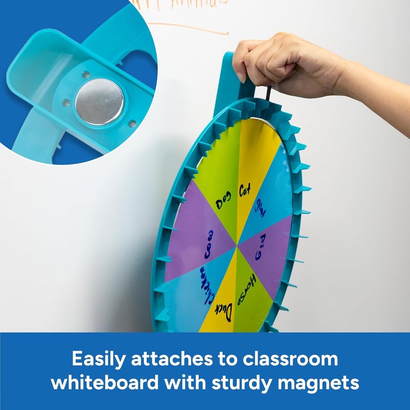 Educational Insights Jumbo Magnetic Spin Wheel - Interactive Classroom Spinner with Activity Cards - Image 4