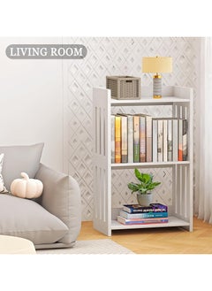 Bookshelf, Bookcase for Small Spaces, 3 Tier White Book Organizer Storage Display Rack for Kids Room, Living Room, Office, Bedroom, and Bathroom - PVC lightweight - pzsku/Z0489FCAE909A51CAF21DZ/45/_/1726733687/9e2015ef-b166-4481-a8fc-cc7c8f7ed7c0