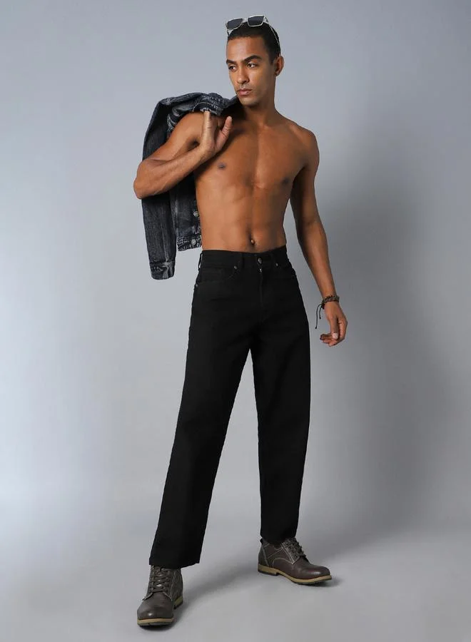 HIGH STAR High Rise Regular Fit Jeans by Styli