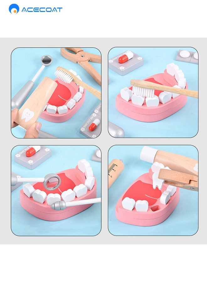 ACECOAT Doctor's Kit Play Set – 20-Piece Pretend Medical Set with Bag, Tools & Accessories – Role Play Toy for Kids Ages 3+ – Educational & Imaginative Play | 5501 - Image 4