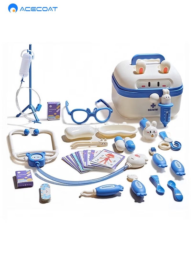 ACECOAT Doctor's Kit Play Set – 25-Piece Pretend Medical Set with Bag, Tools & Accessories – Role Play Toy for Kids Ages 3+ – Educational & Imaginative Play | 5501 - Image 1