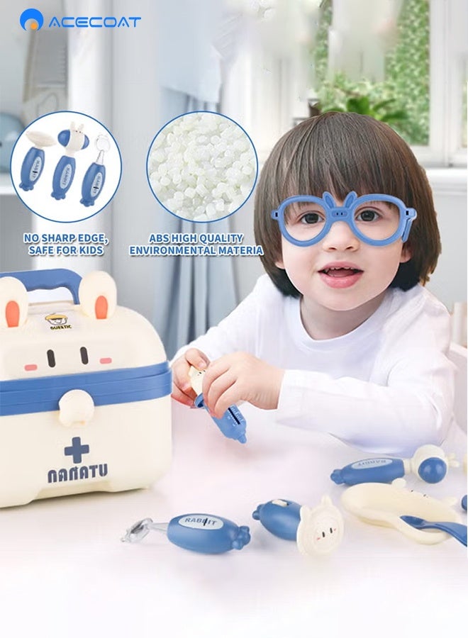 ACECOAT Doctor's Kit Play Set – 25-Piece Pretend Medical Set with Bag, Tools & Accessories – Role Play Toy for Kids Ages 3+ – Educational & Imaginative Play | 5501 - Image 5