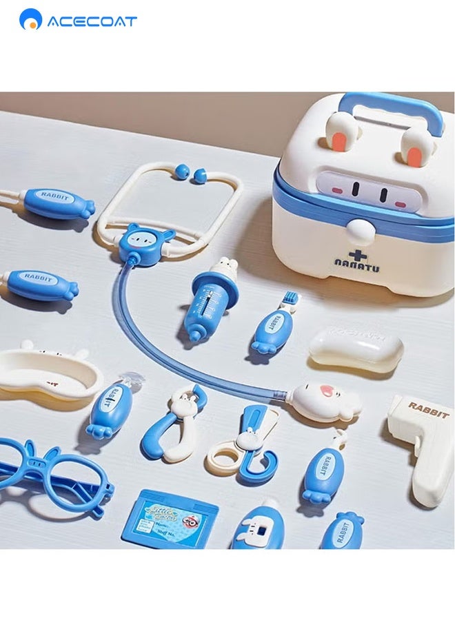 ACECOAT Doctor's Kit Play Set – 25-Piece Pretend Medical Set with Bag, Tools & Accessories – Role Play Toy for Kids Ages 3+ – Educational & Imaginative Play | 5501 - Image 3