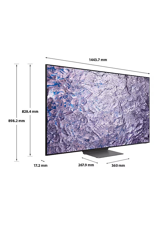 Samsung Renewed -  65 -Inch Smart Neo QLED TV - 8K -120Hz 65QN800C Black - Image 3