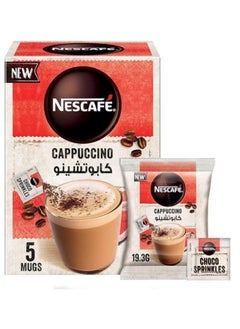 Nescafé Nescafe Cappuccino Foamy Coffee Mix With Chocolate Sprinkles 19.3g (5 Sticks) 