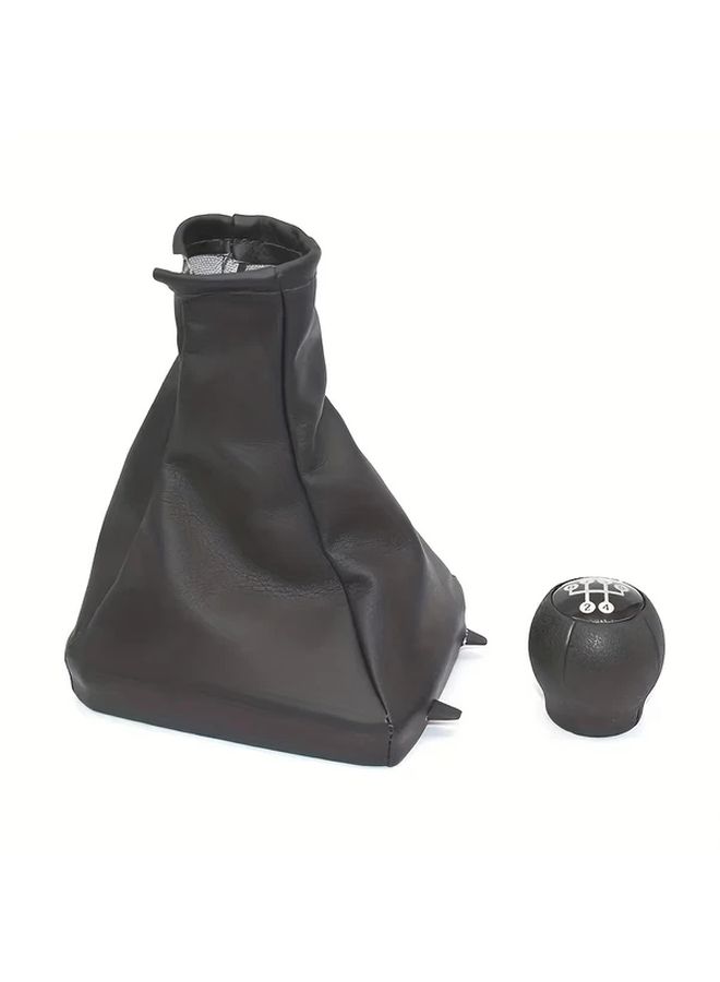 Gear Shift Knob Gaiter Boot And Handbrake Cover Jacket For Astra II G Zafira A - Image 5