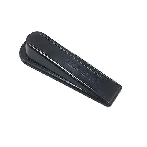 DragonFruitee Heavy Duty Door Stoppers, Rubber Door Wedge Anti-Slip Door Stopper Designed for Most Floor Surfaces - Ideal for Office, Home, Kitchen Door (Pack of 2) - Black - Image 3