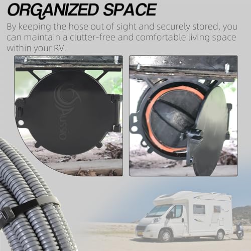 Aussio RV Sewer Hose End Cap RV Replacement End Caps for 4 5/8" Sewers Hoses Camper Accessories Sewer Hose Storage Tube Ends Caps - Black, 4-Pack - Image 5