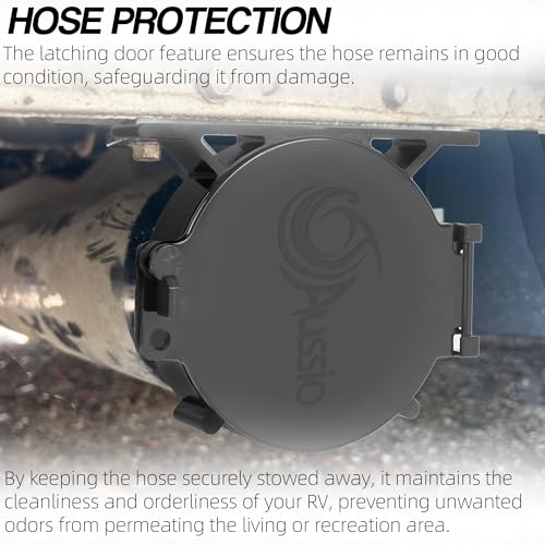 Aussio RV Sewer Hose End Cap RV Replacement End Caps for 4 5/8" Sewers Hoses Camper Accessories Sewer Hose Storage Tube Ends Caps - Black, 4-Pack - Image 4