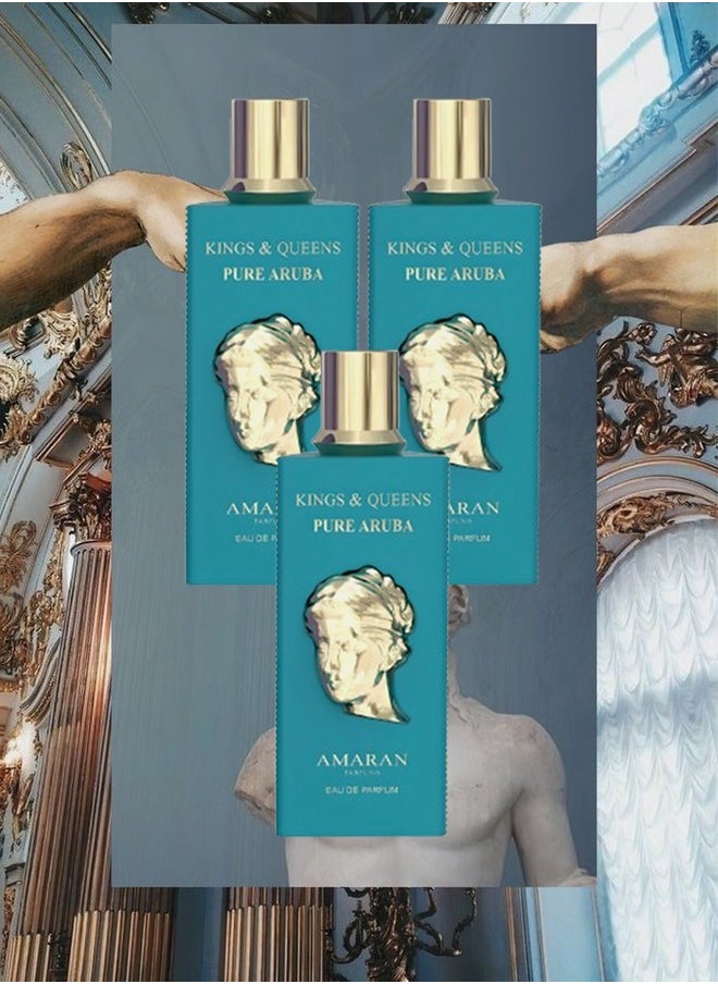 AMARAN 3 Pieces Pure Aruba Perfume For Women 100ml EDP  - Image 1