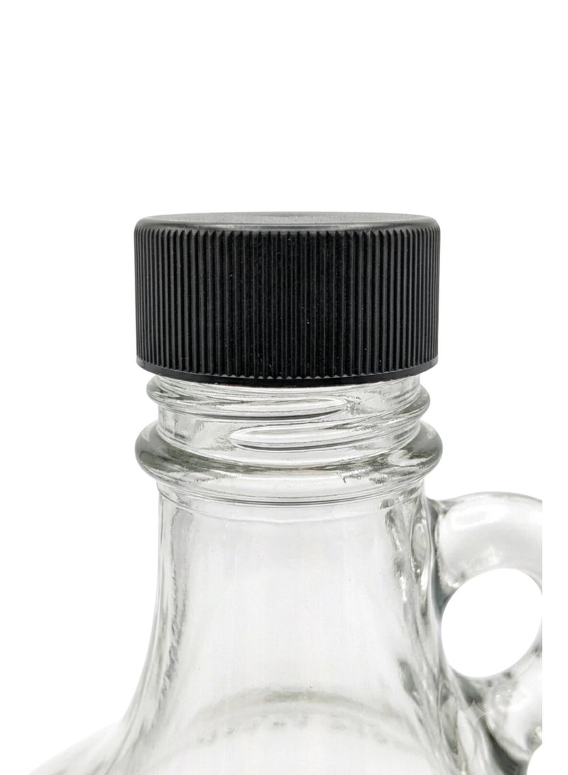 1 Gallon (3.8L) Clear Glass Jug with Finger-Loop Handle - Screw Cap - Water, Juice & Vinegar Storage - Image 5