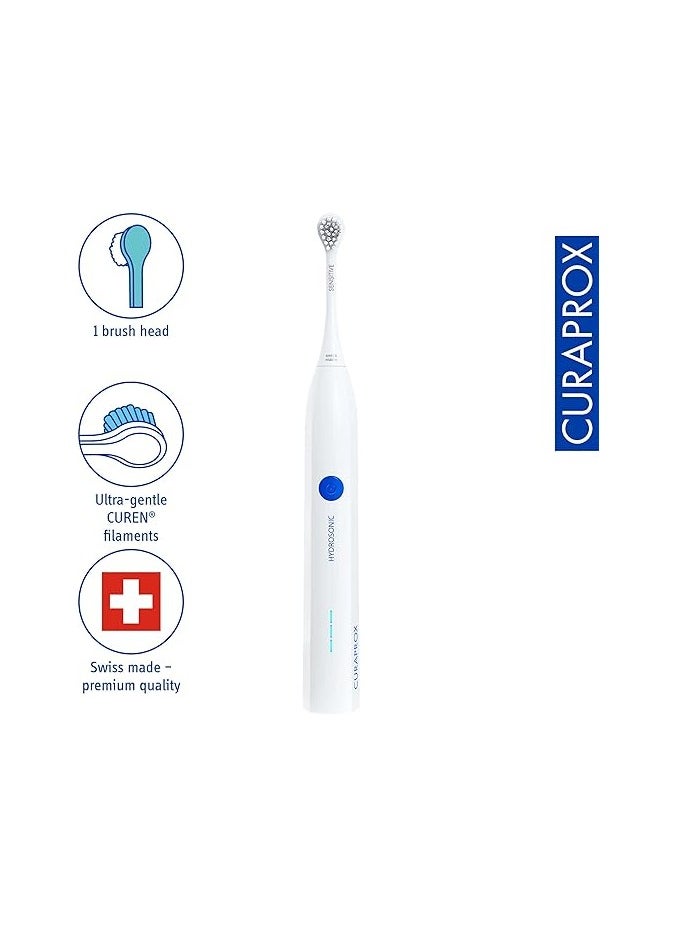 Curaprox Hydrosonic Easy Toothbrush - Curaprox Electric Toothbrush for Adults with 3 Cleaning Levels. - pzsku/Z048AB1332F44E8D20319Z/45/_/1700638760/67a243c7-90d4-421e-9a8c-239c0447cebc