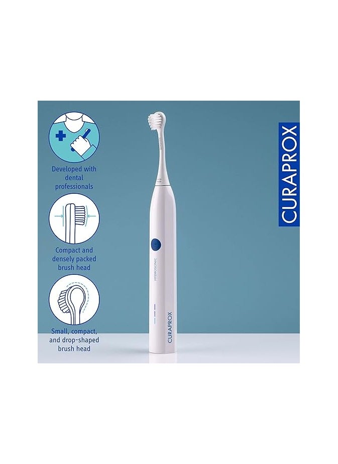 Curaprox Hydrosonic Easy Toothbrush - Curaprox Electric Toothbrush for Adults with 3 Cleaning Levels. - pzsku/Z048AB1332F44E8D20319Z/45/_/1700638799/d65b068e-e183-441c-9fec-c2fdb0edd107