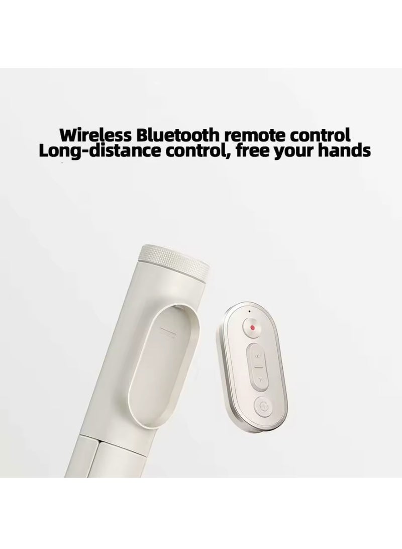Xiaomi Zoom Stand Selfie Stick 2 Tripod Selfie Stick Bluetooth-compatible Remote 360° Rotatable Foldable Extendable Monopod - White White - Image 2
