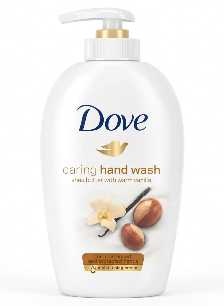 Dove Nourishing Hand Wash Shea Butter With Warm Vanilla Scent Pump 250 ML - Image 1