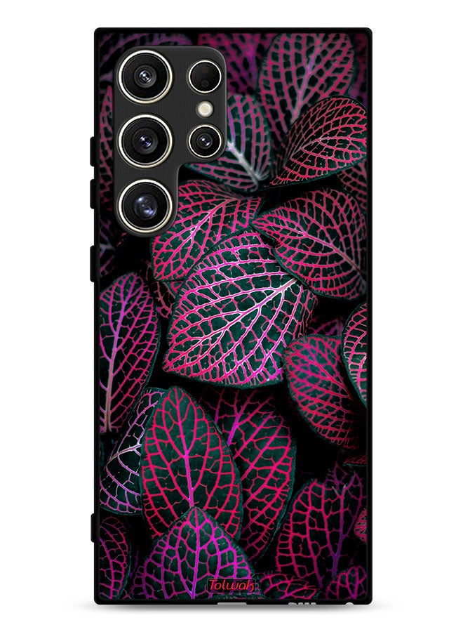 Tolwak Samsung Galaxy S24 Ultra 5G Protective Case Cover Salja Leaves - Image 1