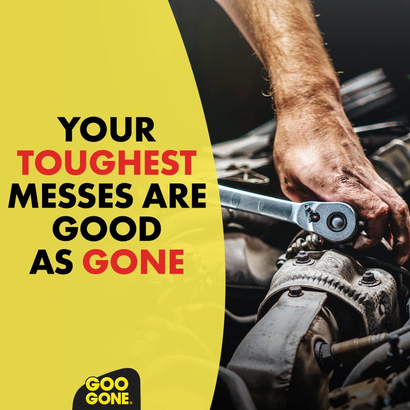 Goo Gone Pro Power Adhesive Remover | Removes Stickers, Goo, Tar, Grease, Great on Tools | Surface Safe, Fresh Citrus Scent - 2 Pack with Scraper Tool, Sticker Lifter - Image 5