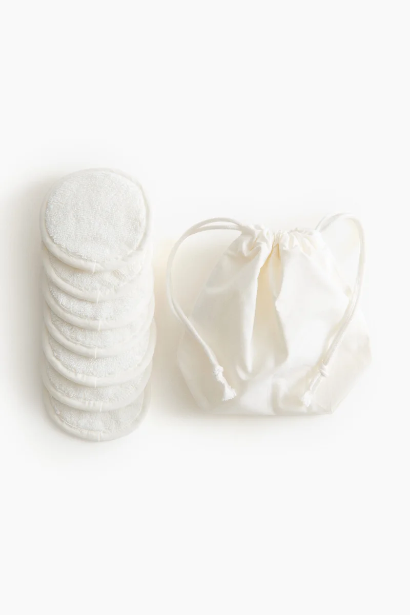 H&M 7-pack reusable cotton cleaning pads