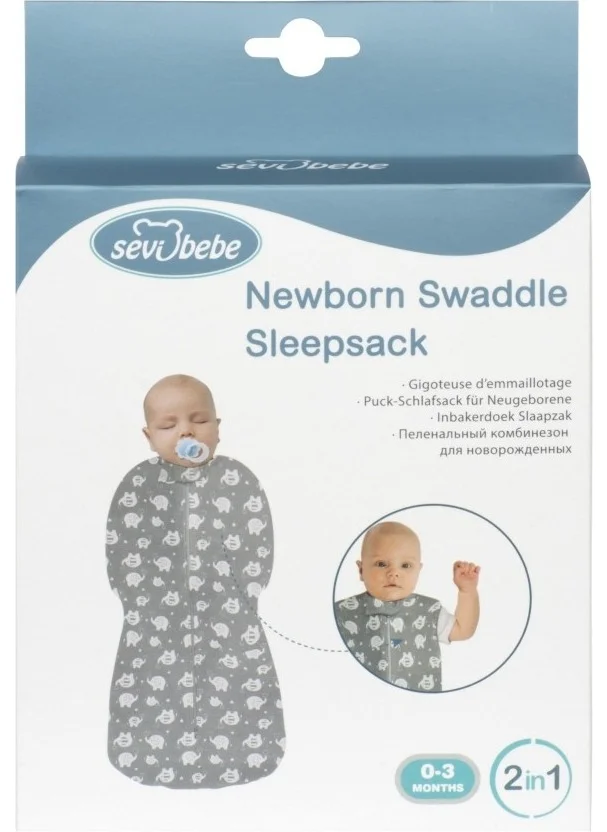 Jusso Sevi Newborn Jumpsuit Swaddle 0-3 Months