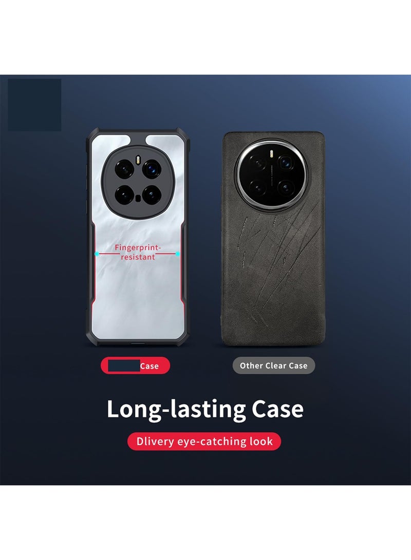 اووكاي متوافق مع جراب Honor Magic 7 Pro، جراب هاتف واقٍ مقاوم للصدمات [مضاد للتسرب] [مضاد للعرق] [مضاد لبصمات الأصابع] يناسب Honor Magic 7 Pro (أسود) - Image 4