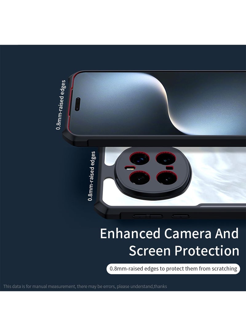 اووكاي متوافق مع جراب Honor Magic 7 Pro، جراب هاتف واقٍ مقاوم للصدمات [مضاد للتسرب] [مضاد للعرق] [مضاد لبصمات الأصابع] يناسب Honor Magic 7 Pro (أسود) - Image 3