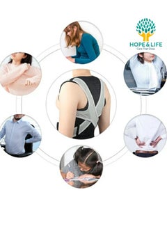 Hope And Life Hope And Life Back And Shoulder Support Brace To Correct Posture And Relieve Pressure On The Spine - For Men And Women  - Image 5