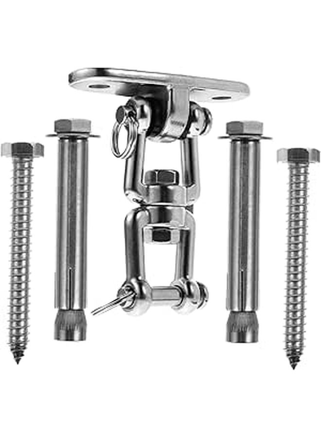 Heavy Duty Swivel Swing Hook Kit 360 Degree Rotation for Hammock and Fitness Equipment Easy Installation - Image 1