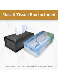 LeArt Leather Tissue Box Cover – Home Decorations for Living Room, Bedroom and Office | Car Tissue Holder | Tissue Holder | Tissue Box Holder for Car | Tissue Box Cover for Car (Black)  - Image 4
