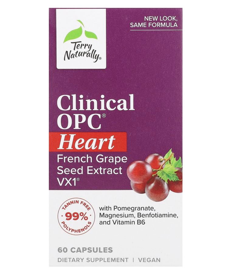 Terry Naturally Clinical OPC Heart 60 Capsules