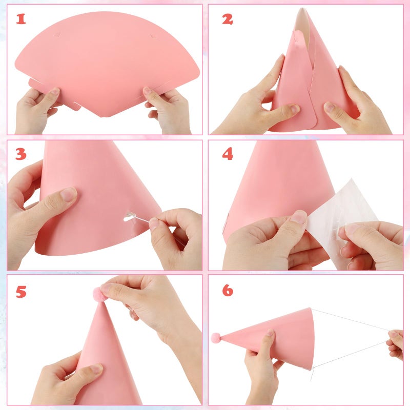 Adecortalk 10 Pcs Mini Party Hats for Stuffed Animals, Colorful Birthday Party Hats for Stuffed Animals Pet Birthday Holiday Decorations Supplies - Image 3