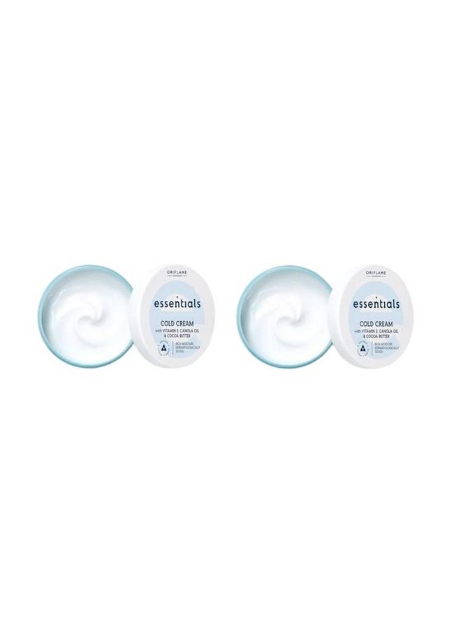 Oriflame Essentials Cold Cream - 75 X 2 Ml - Pack Of 2  - Image 1