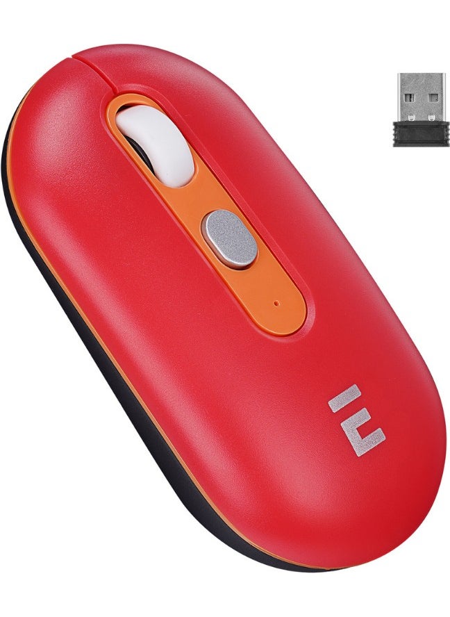 Everest SMW-444 USB Silver Bluetooth and 2.4ghz Optical Wireless Mouse  - Image 1