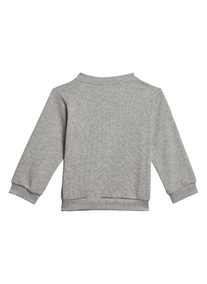 Adidas - adidas I Bos Jog Ft Grey Training Suits 0-3M - Image 1