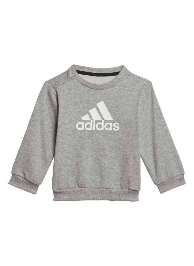 Adidas - adidas I Bos Jog Ft Grey Training Suits 0-3M - Image 1